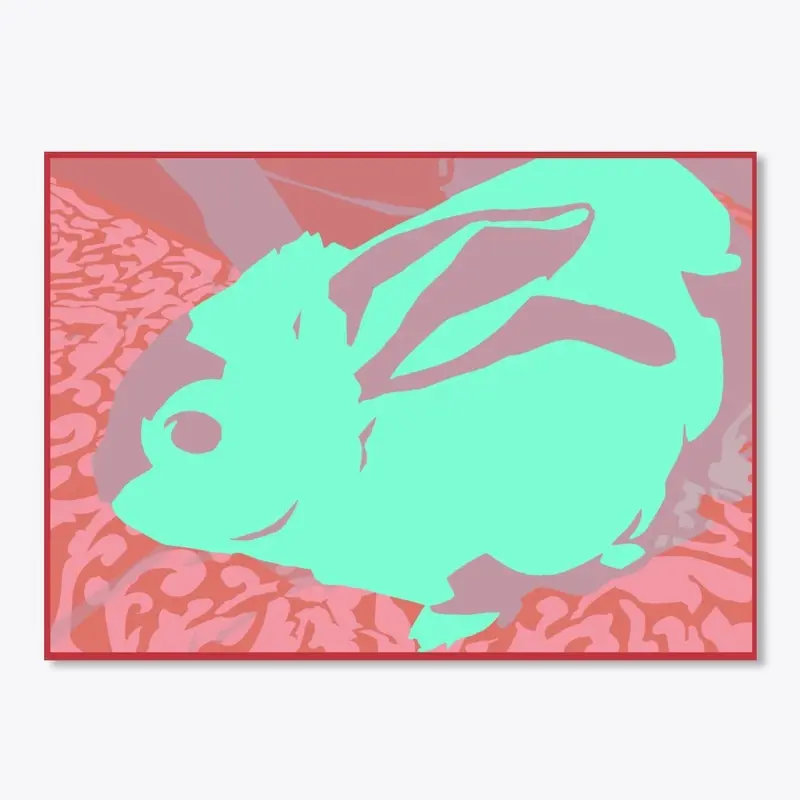 Who the Rabbit Pop-Art Decor