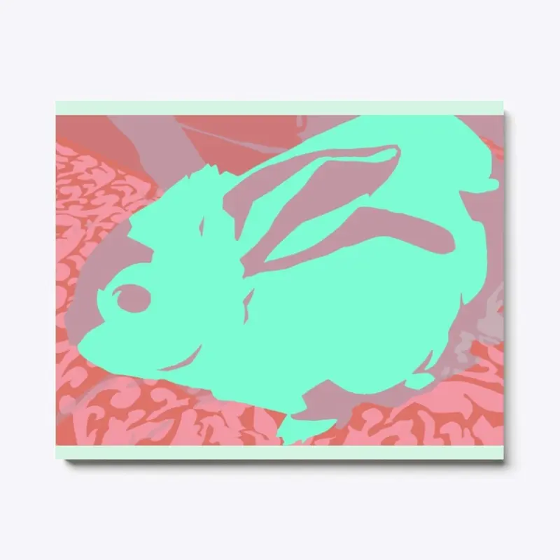 Who the Rabbit Pop-Art Decor