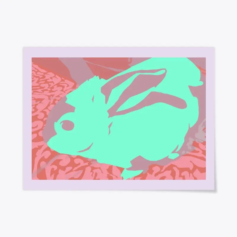 Who the Rabbit Pop-Art Decor